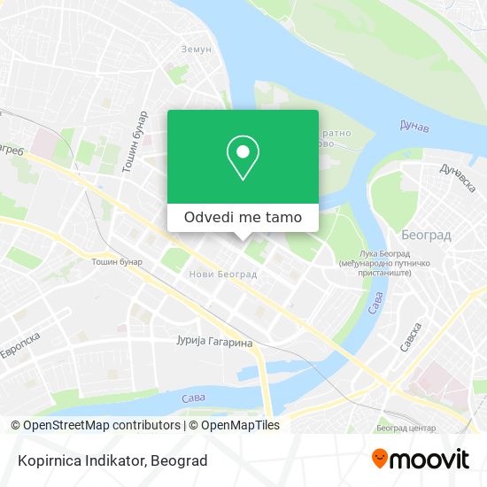 Kopirnica Indikator mapa