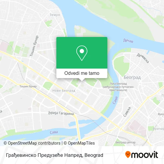 Грађевинско Предузеће Напред mapa