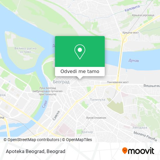 Apoteka Beograd mapa