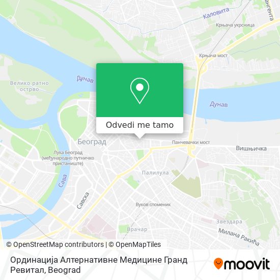 Ординација Алтернативне Медицине Гранд Ревитал mapa