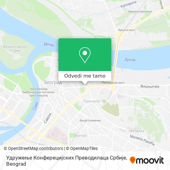 Удружење Конферецијских Преводилаца Србије mapa