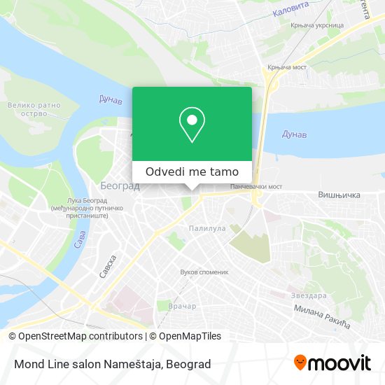 Mond Line salon Nameštaja mapa