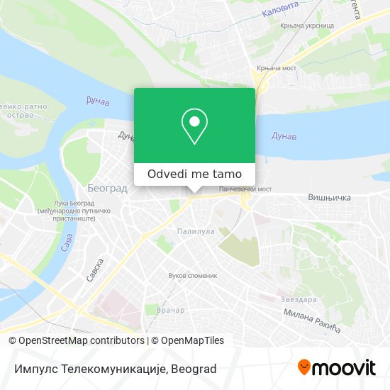 Импулс Телекомуникације mapa