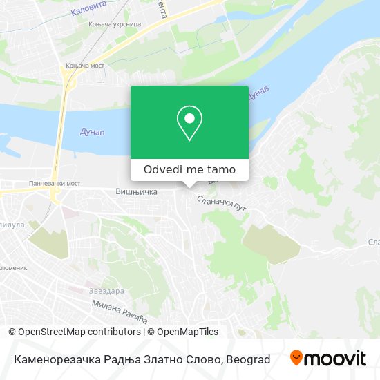 Каменорезачка Радња Златно Слово mapa