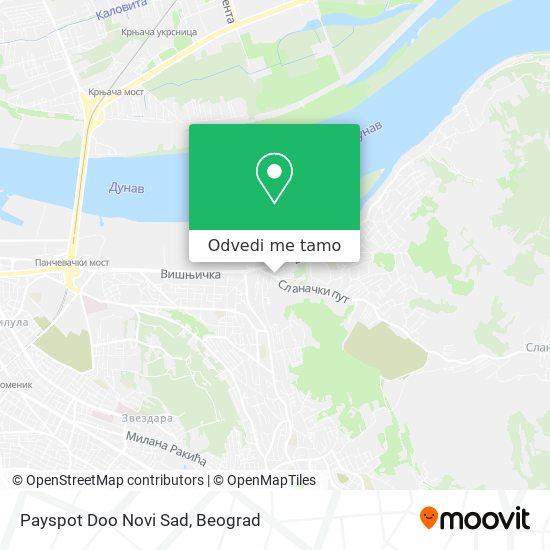 Payspot Doo Novi Sad mapa