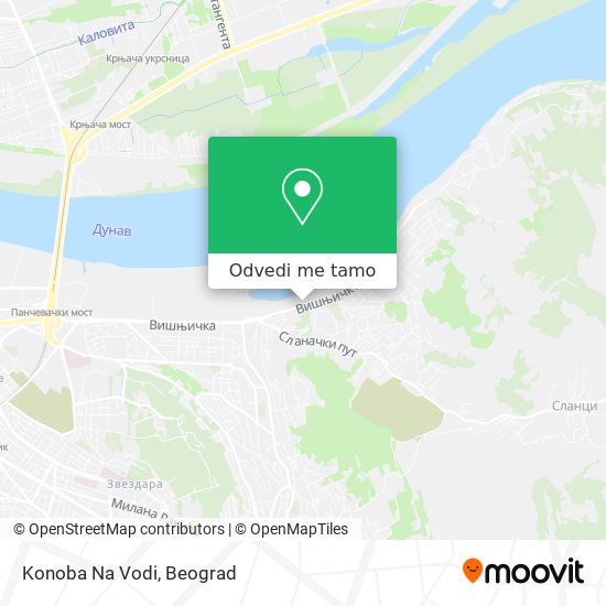 Konoba Na Vodi mapa