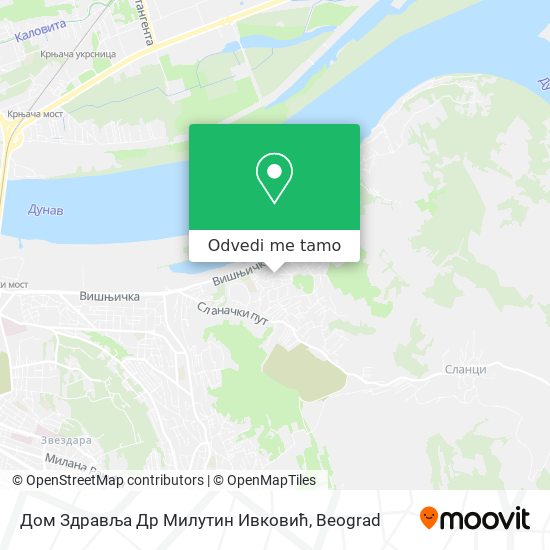 Дом Здравља Др Милутин Ивковић mapa