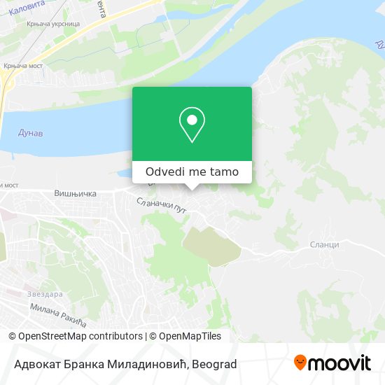 Адвокат Бранка Миладиновић mapa