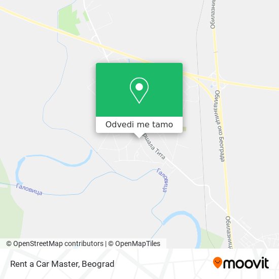 Rent a Car Master mapa