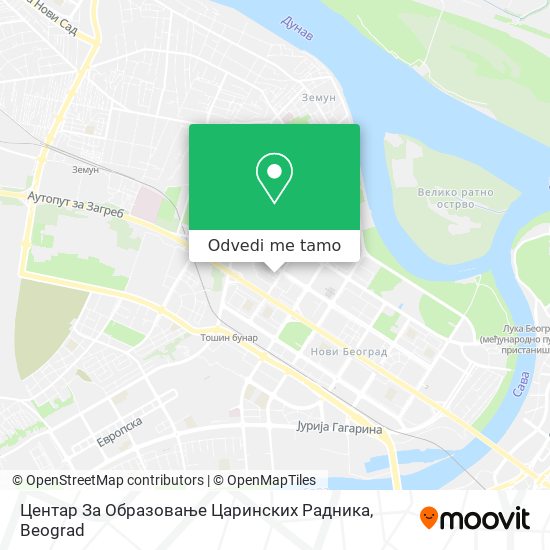 Центар За Образовање Царинских Радника mapa