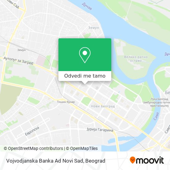 Vojvodjanska Banka Ad Novi Sad mapa