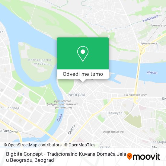 Bigbite Concept - Tradicionalno Kuvana Domaća Jela u Beogradu mapa