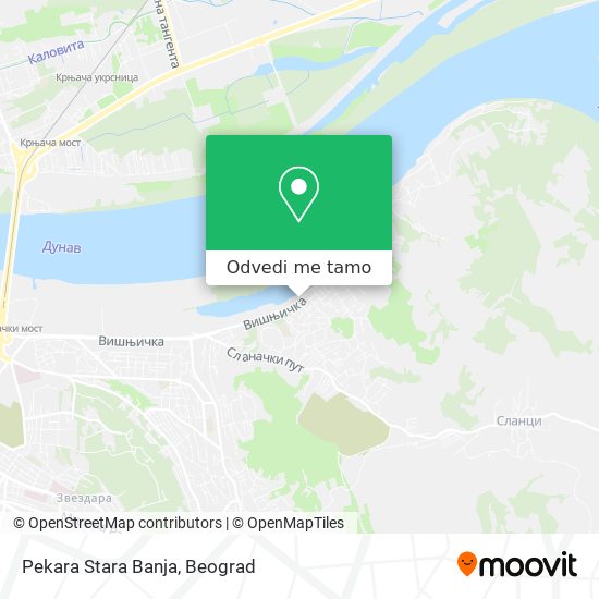 Pekara Stara Banja mapa