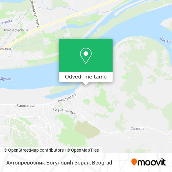 Аутопревозник Богуновић Зоран mapa