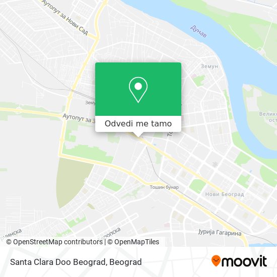 Santa Clara Doo Beograd mapa