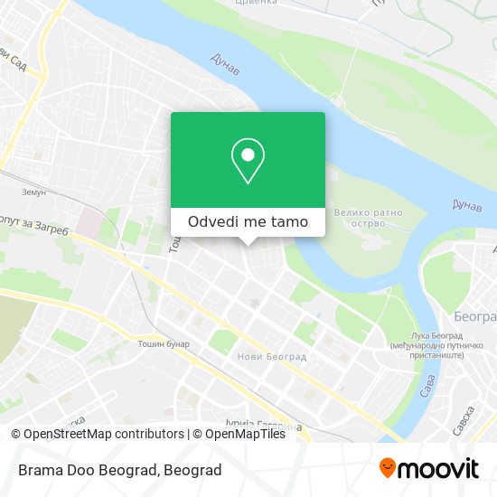 Brama Doo Beograd mapa