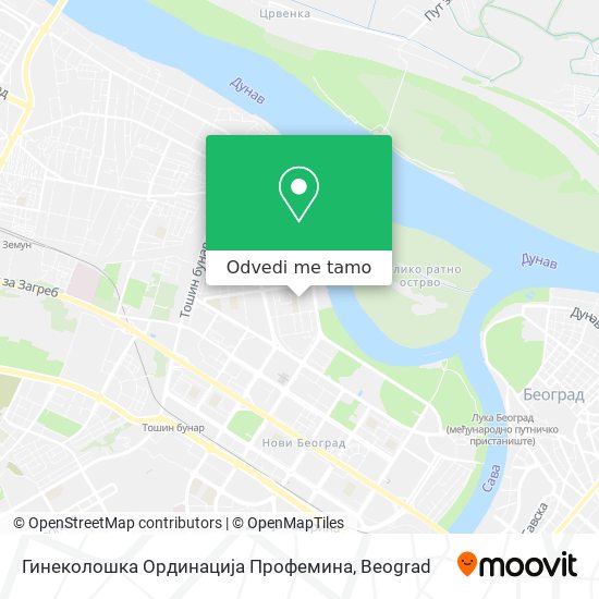 Гинеколошка Ординација Профемина mapa