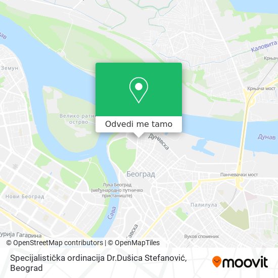 Specijalistička ordinacija Dr.Dušica Stefanović mapa