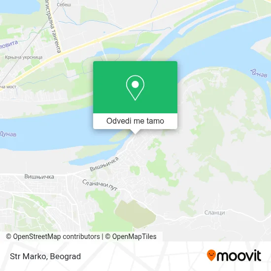 Str Marko mapa