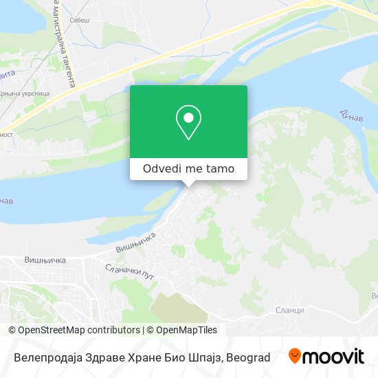 Велепродаја Здраве Хране Био Шпајз mapa