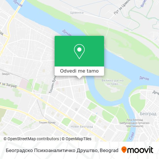 Београдско Психоаналитичко Друштво mapa