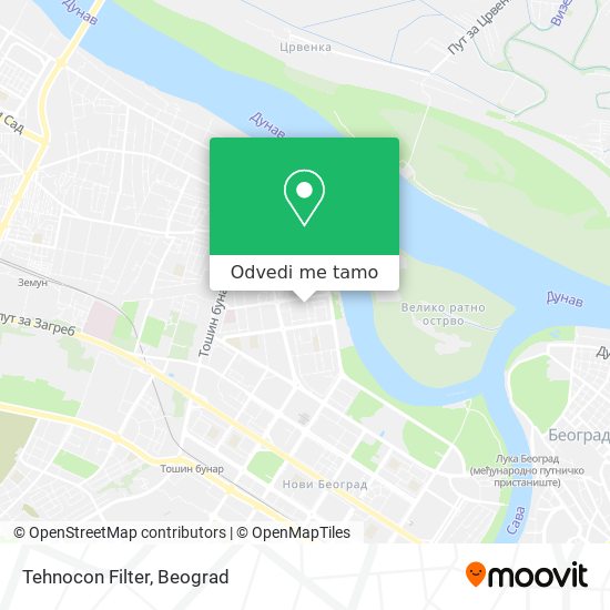 Tehnocon Filter mapa