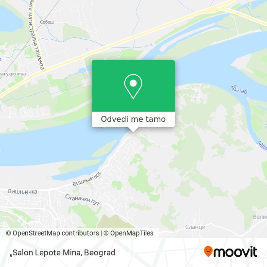 „Salon Lepote Mina mapa