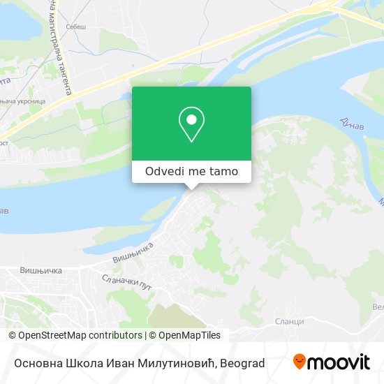 Основна Школа Иван Милутиновић mapa