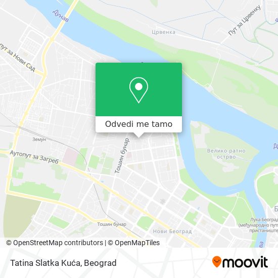 Tatina Slatka Kuća mapa