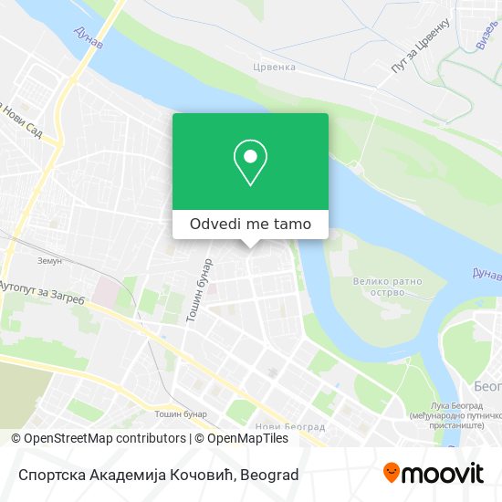 Спортска Академија Кочовић mapa