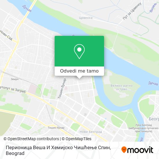 Перионица Веша И Хемијско Чишћење Спин mapa