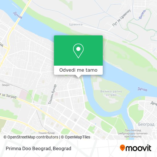Primna Doo Beograd mapa