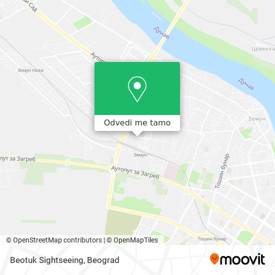 Beotuk Sightseeing mapa