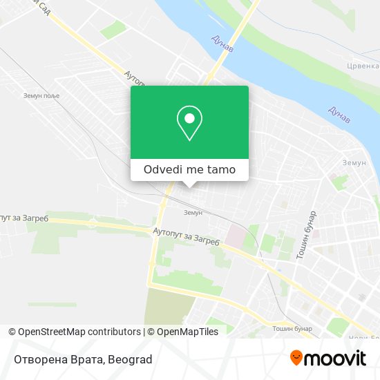 Отворена Врата mapa