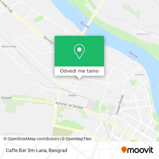 Caffe Bar 3m-Lana mapa
