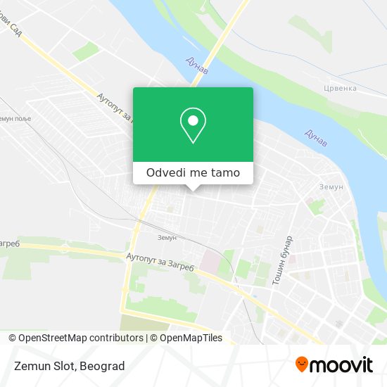 Zemun Slot mapa