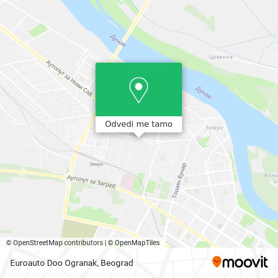 Euroauto Doo Ogranak mapa