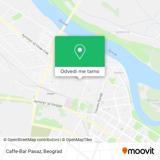 Caffe-Bar Pasaz mapa