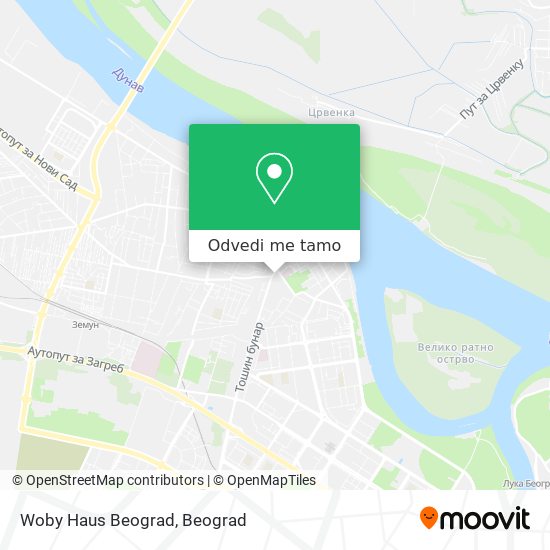 Woby Haus Beograd mapa