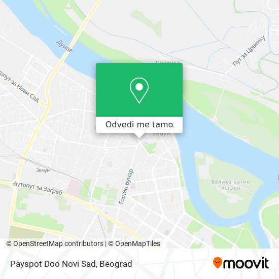 Payspot Doo Novi Sad mapa