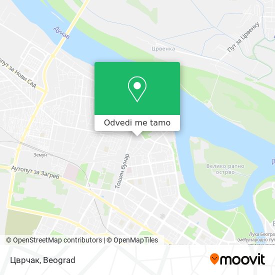 Цврчак mapa
