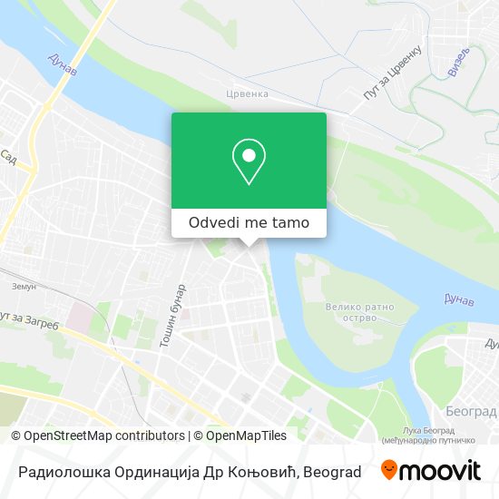 Радиолошка Ординација Др Коњовић mapa