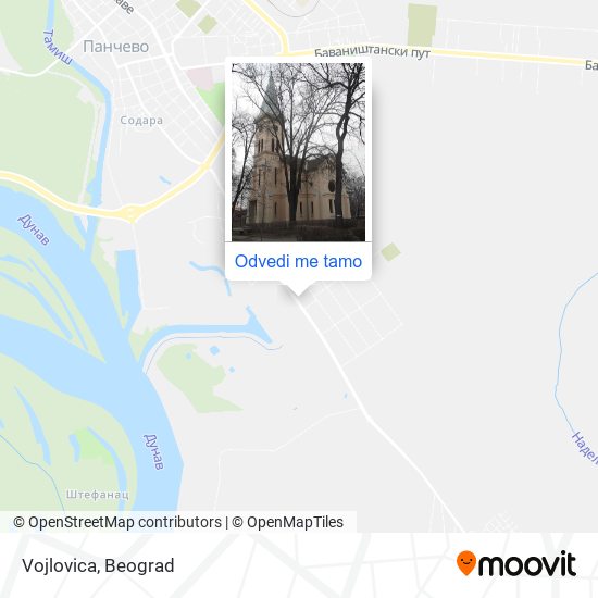 Vojlovica mapa