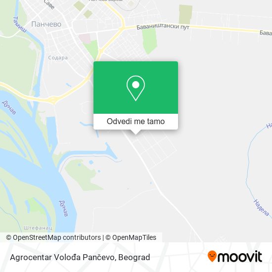 Agrocentar Volođa Pančevo mapa