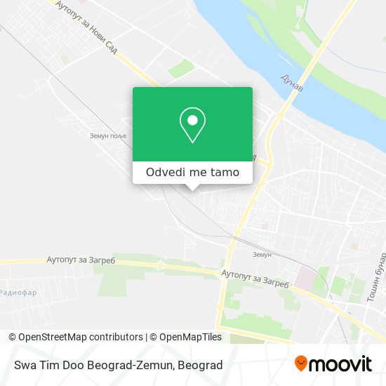 Swa Tim Doo Beograd-Zemun mapa