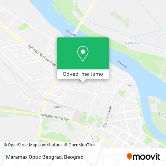 Maramax Optic Beograd mapa