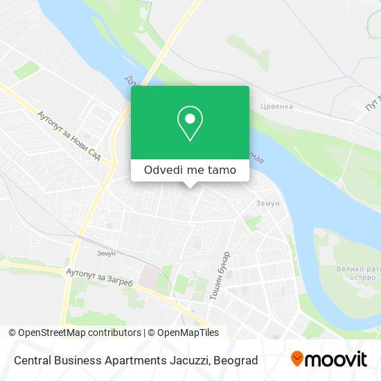 Central Business Apartments Jacuzzi mapa