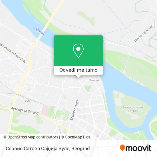 Сервис Сатова Сајџија Вуле mapa