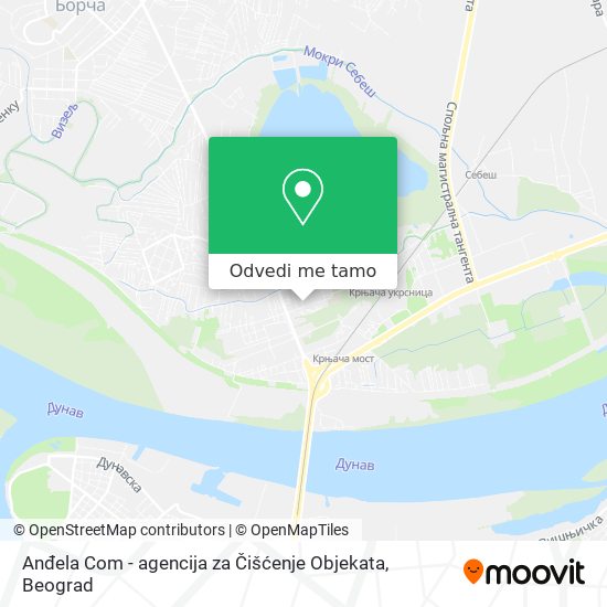 Anđela Com - agencija za Čišćenje Objekata mapa