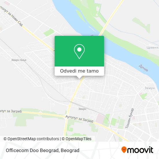 Officecom Doo Beograd mapa